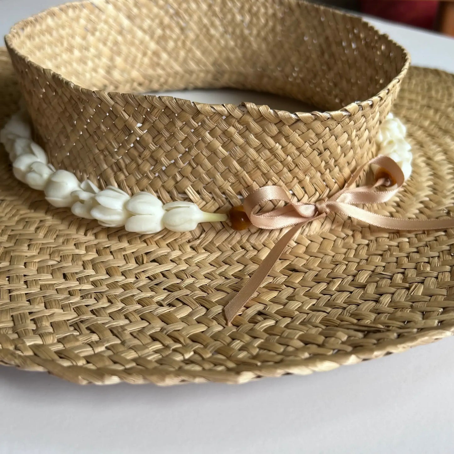 Adjustable | Pikake Clay Flower