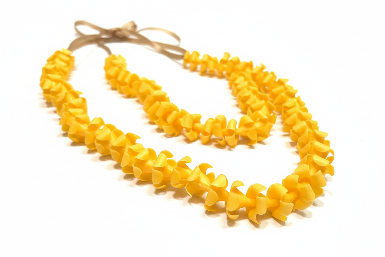Adjustable Lei | Puakenikeni Clay Flower – CALl KAI HAWAII