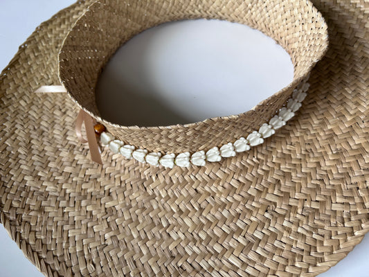 White Crown Clay Flower Adjustable Length Lei