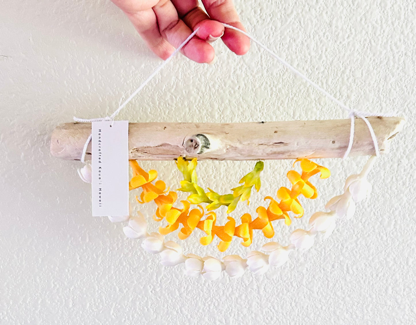 Wall Decor Pakalana Puakenikeni Pikake Clay Flower Lei