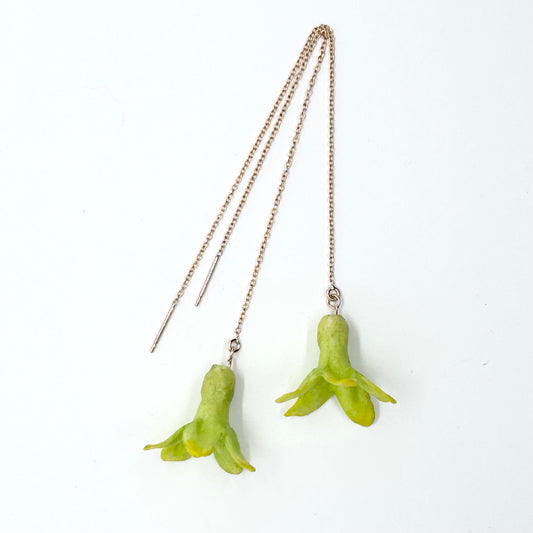 Pakalana Clay Flower Threader Earring
