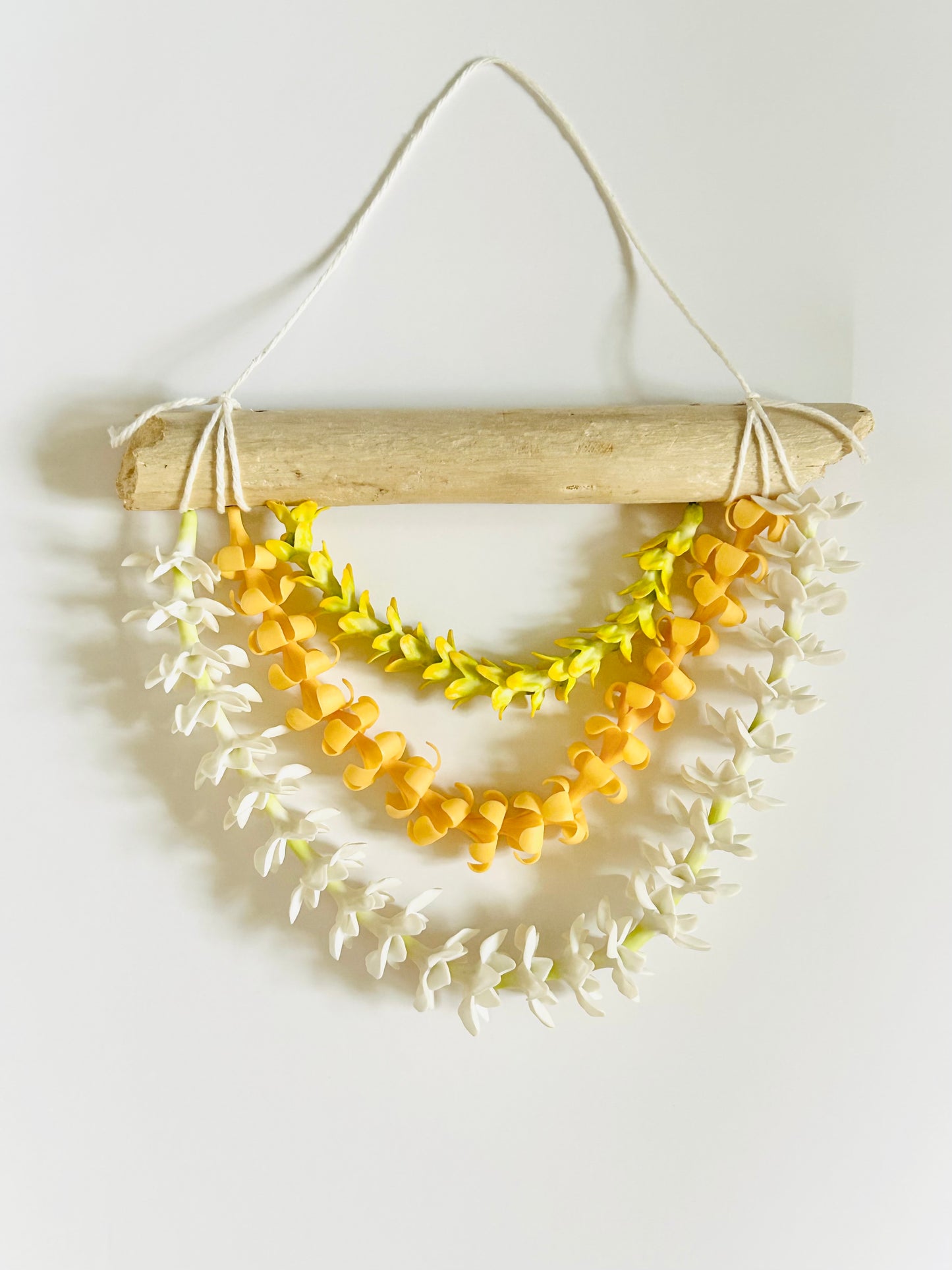 Wall Decor Pakalana Puakenikeni Pikake Clay Flower Lei