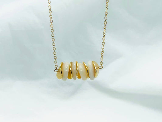 Gold Hawaiian Puka Shell Necklace
