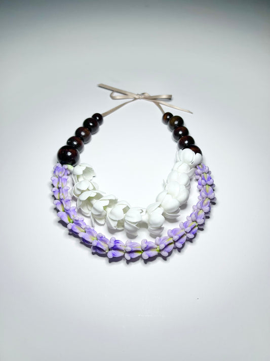 Car Lei | Purple Crown | Pikake | Clay Flower