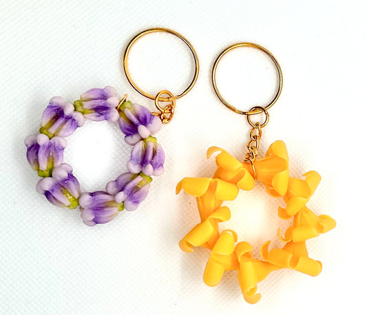 Mini Flower Lei Keychain Clay Pua